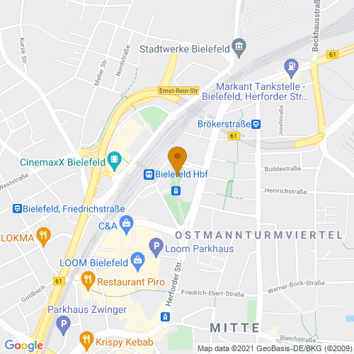 Stadthalle Bielefeld, Willy Brandt Platz 1, 33602 Bielefeld